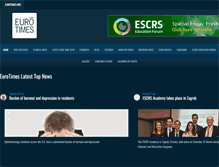 Tablet Screenshot of eurotimes.org